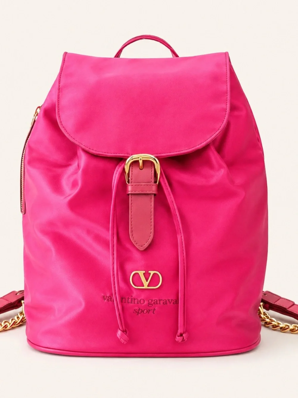 VALENTINO GARVANI SPORT PINK NYLON BACKPACK